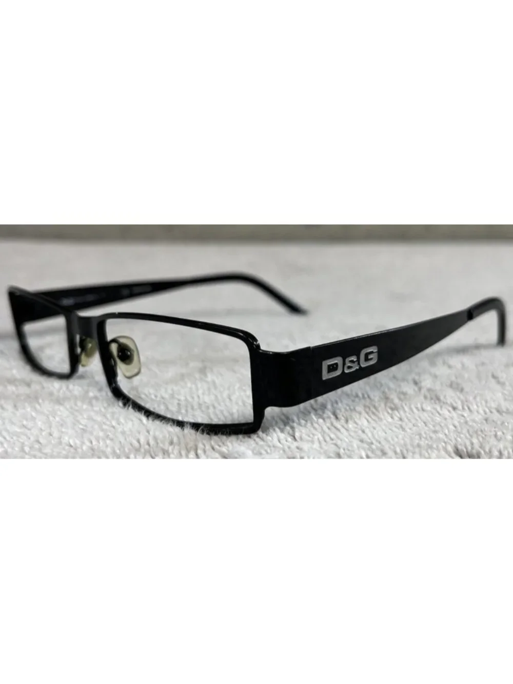 Dolce & Gabbana DG 5031 01 Black Metal Rectangular Eyeglasses Frames 52-17-140